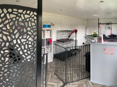 Birmingham Garden Room Dog Groomer Finishing Inside Piece